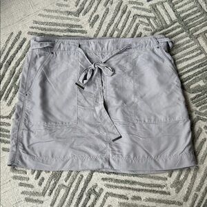 White House Black Market Light Gray Skirt